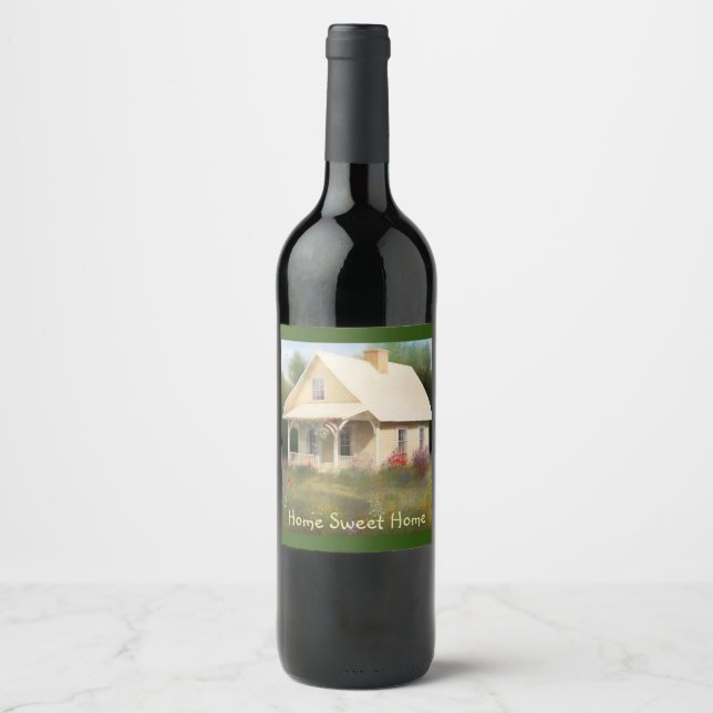 White House Housewarming Wine Label (Front)