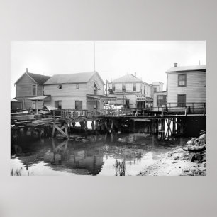 White House on Jamaica Bay, NY, 1910s Poster