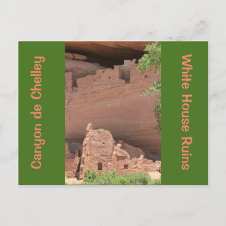 White House Ruins Canyon de Chelly Post Card
