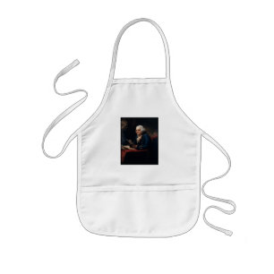 White House "Thumb Portrait" of Benjamin Franklin Kids Apron