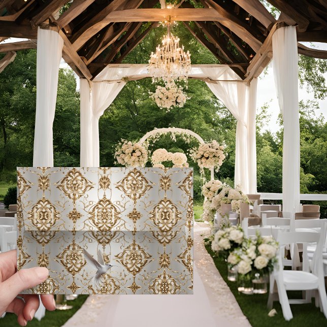 White Hummingbird Invitation Envelopes (Creator Uploaded)