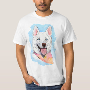 White husky T-Shirt