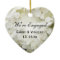 White Hydrangea Engagement