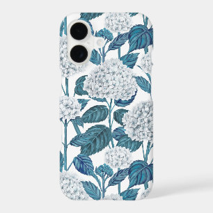 White hydrangea watercolor