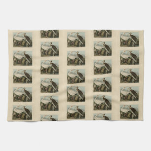 White Ibis - John James Audubon's Birds of America Tea Towel
