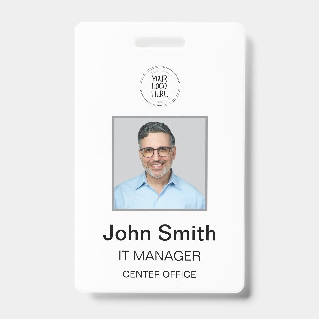 White ID badge (Front)