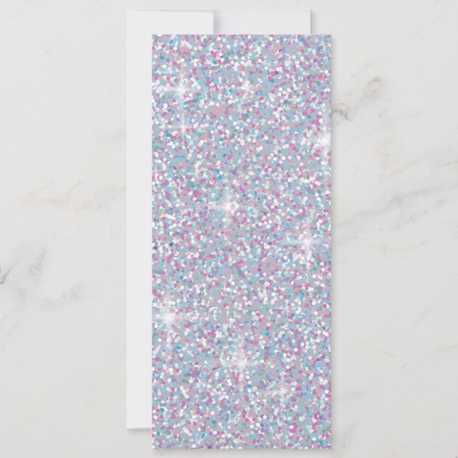 White iridescent glitter (Front)