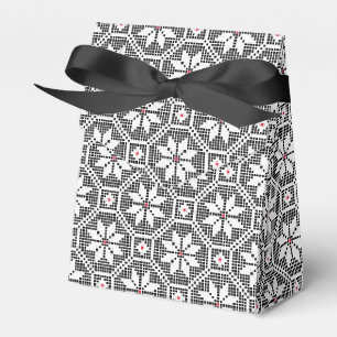 White isolated lace on CUSTOMIZE black background Favour Box
