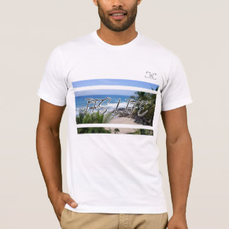 White It's Life beach t-shirt
