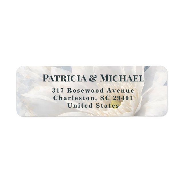 White Ivory Quiet Luxury Romantic Elegant Wedding  (Front)