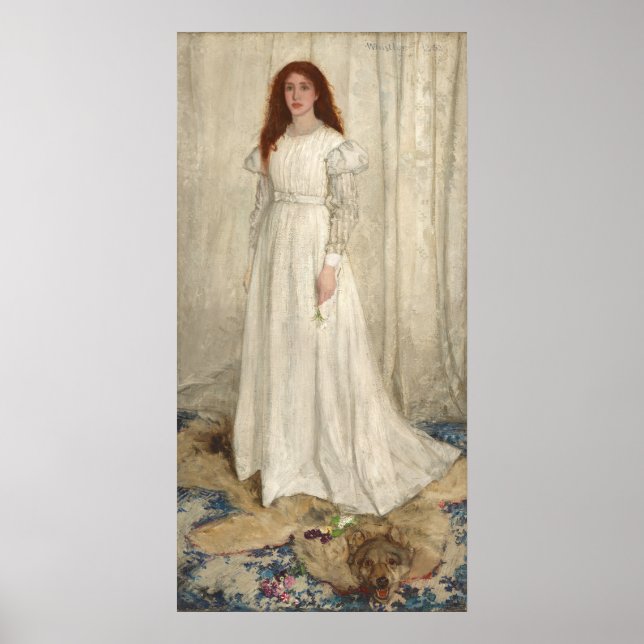 White - James McNeill Whistler Fine Art Poster (Front)