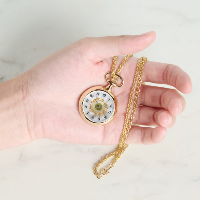 White Japanese Anemone Floral Watch (Hand)
