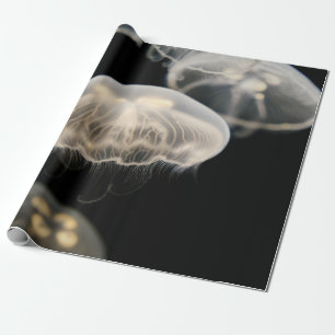 WHITE JELLYFISH WRAPPING PAPER