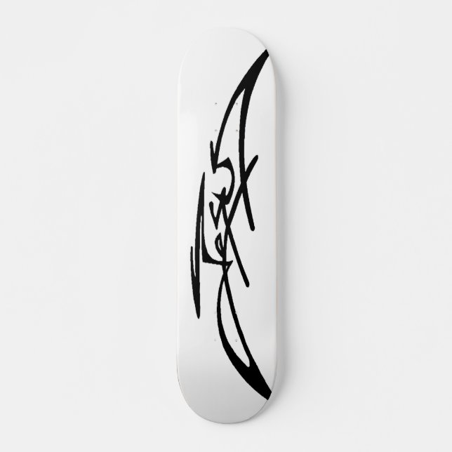 White Jesus Skateboard (Front)