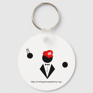 White Keychain
