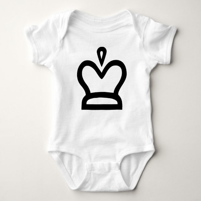 White King Baby Bodysuit (Front)