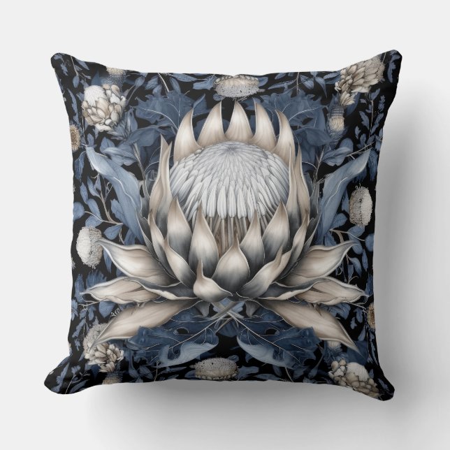 White King Protea Cushion (Front)
