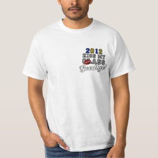 White kiss my class goodbye 2012 tee