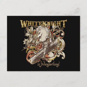 White Knight Carnivale Style (Gold Version) Postcard