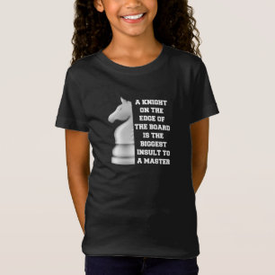 White Knight Chess Strategy Power Wisdom Master T-Shirt