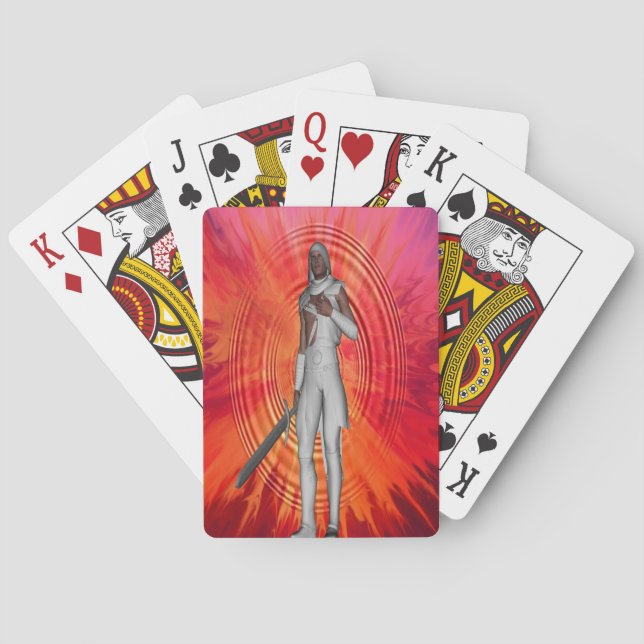 White Knight Playing Cards (Back)