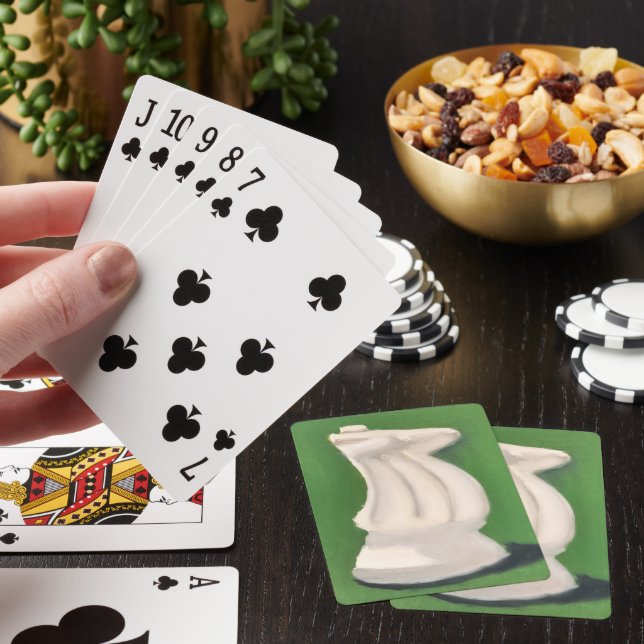 White Knight Playing Cards (In Situ)