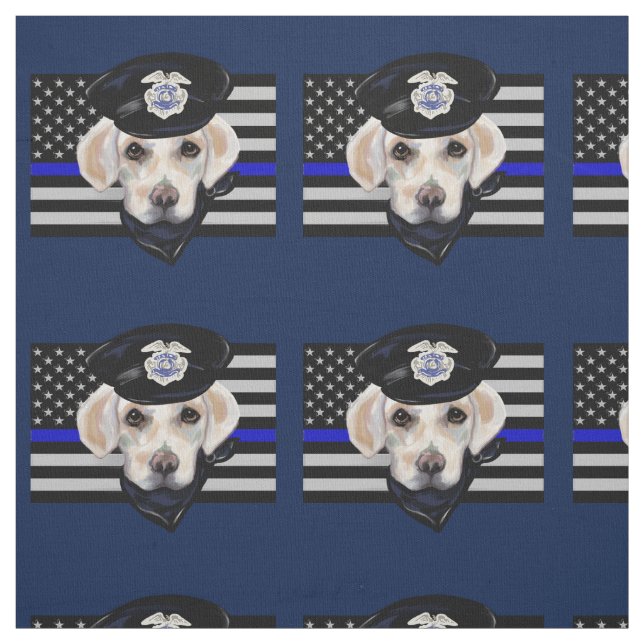 WHITE LABRADOR RETRIEVER FABRIC (Swatch)