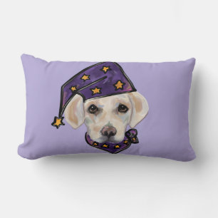 White Labrador Retriever Lumbar Cushion