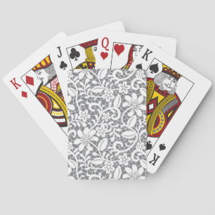 White Lace 1 Playing Cards