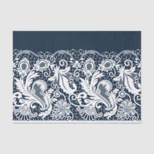 White lace 2 tissue paper