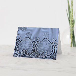 White Lace Card