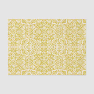 White Lace Damask Brocade Gift or Decoupage Tissue Tissue Paper