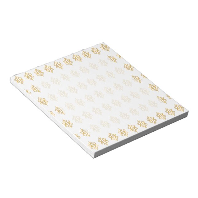 White Lace Notepad (Angled)