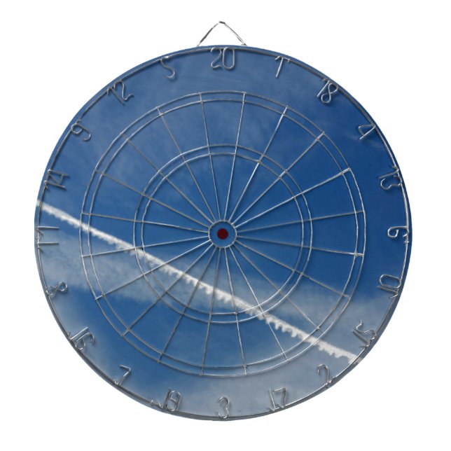 white lace on the sky dartboard (Front)