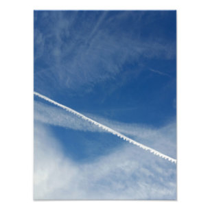 white lace on the sky photo print