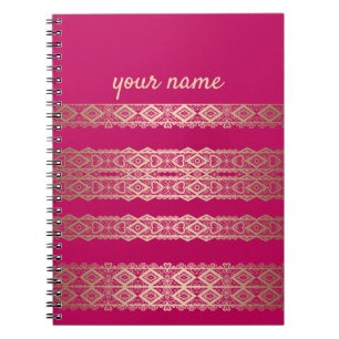 White lace romantic decor lacy anniversary elegant notebook