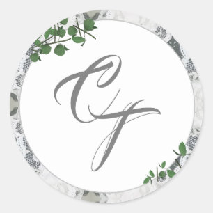 White Lace & Rose Leaves Sticker