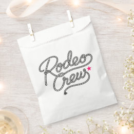 White Last Rodeo Bach Party Gift Favour Bags