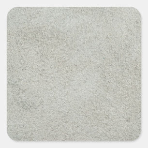 White leather square sticker