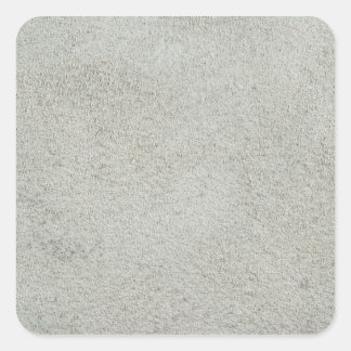 White leather square sticker