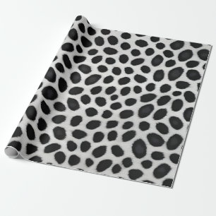 White Leopard Elegant Modern Luxury Collection Wrapping Paper