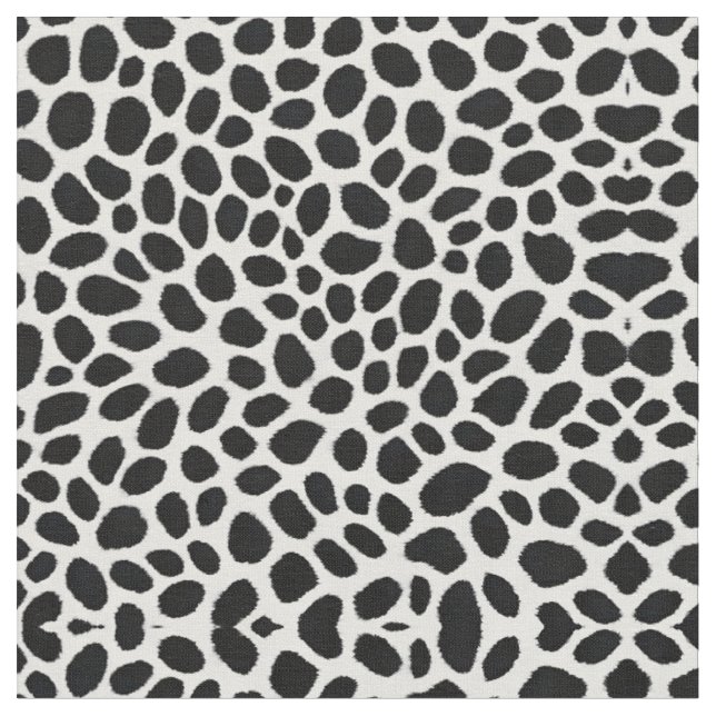 White Leopard Elegant Trendy Luxury Collection Fabric (Close Up)