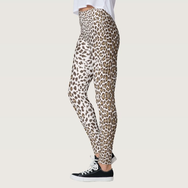 White Leopard Skin  Leggings (Left)