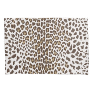 White Leopard Skin Pillowcase
