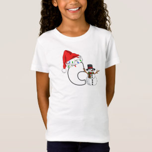 White letter c christmas gift  T-Shirt