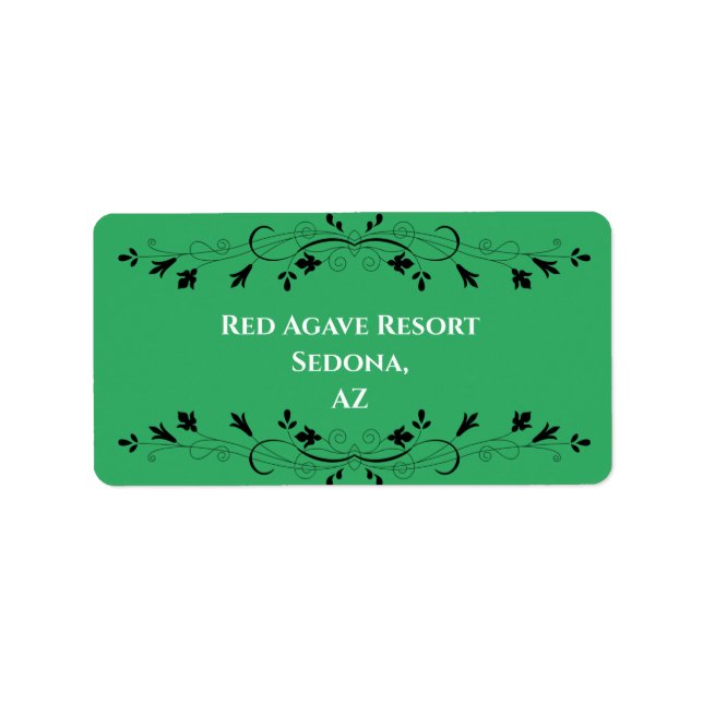 White Letter Label (Front)