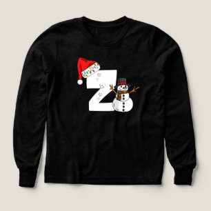 White letter z christmas gift 