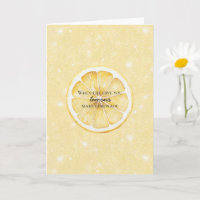 White Life Gives You Lemons Quote Glitter