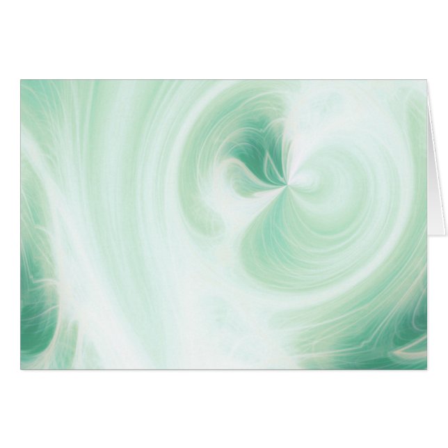 White Light Swirls - Green (Front Horizontal)