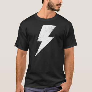 White Lightening Bolt shirt